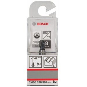 Bosch Fraises à canneler 8 mm, R1 4 mm, D 8 mm, L 9,5 mm, G 40 mm 1pc - Publicité