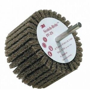 Brosse à lamelles Scotch Brite PF - 75x45 mm - grain très fin 3M - Publicité