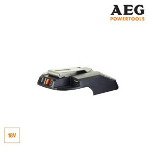 Adaptateur AEG 18V avec prise USB sans batterie ni chargeur BHJ18C-0 - Publicité