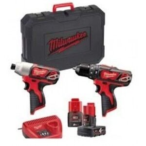 Milwaukee M12 BPP2B-421C Pack 2 produits 12V - Publicité