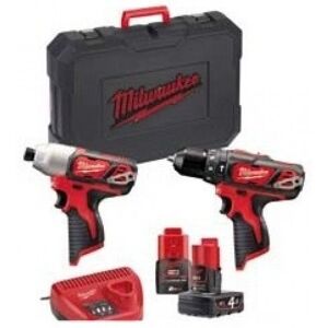 Milwaukee M12 BPP2B-421C Pack 2 produits 12V - Publicité