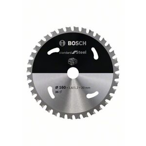 Bosch Lame de scie circulaire Standard for Steel pour scies sans fil 160 x 1,6/1,2 x 20 T36 - 2608837749 - Publicité