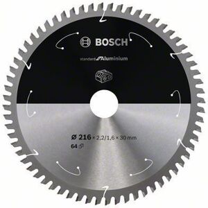 Bosch Lame de scie circulaire Standard for Aluminium pour scies sans fil 216x2.2/1.6x30, T64 - 2608837776 - Publicité