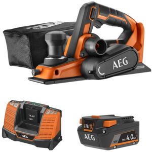 Pack AEG 18V - Rabot Brushless 82mm - Batterie 4.0 Ah - Chargeur - Publicité