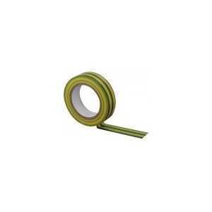 Ruban adhésif isolant pvc type chatertone vert jaune 10m x 15 mm DHOME