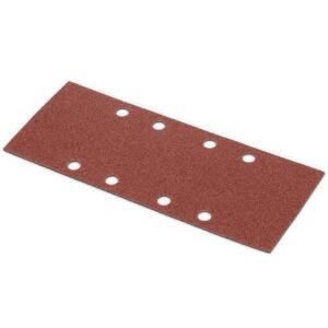 Lot de 5 patins perforés (oval) - grain 120 - 93 x 230 mm