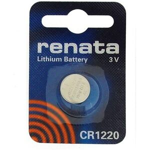 Batterie au lithium Cr1220 Renata 3vdc 38mah 12,5x2mm Cr1220/renata - Publicité