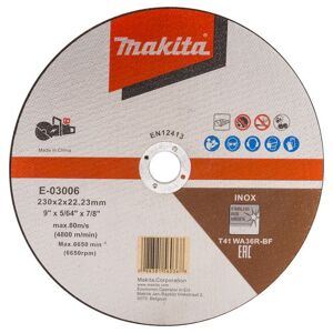Makita Disques à tronçonner spécial découpeuses à batterie Ø 230 mm- E-03006 - Publicité