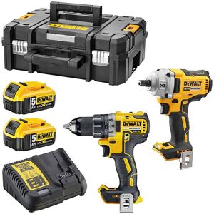 Pack 2 outils DEWALT DCK2077P2T (DCD791 + DCF894) 18V (2 x 5,0Ah) - Publicité