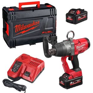 Boulonneuse à chocs 18V MILWAUKEE M18ONEFHIWF1-802X 2 x 8,0Ah - Publicité