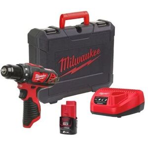 MILWAUKEE M12BDD-201C PERCEUSE/VISSEUSE. ACCU IN2 - Publicité