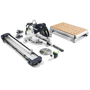 Festool Scie à onglets radiale KS 120 REB-Set-MFT KAPEX - 576663 - Publicité