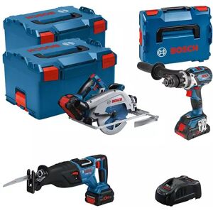 Kit 3 outils BOSCH 18V GSB/GKS/GSA + 1X4.0AH - 2X45.5AH - 0615990N38 - Publicité