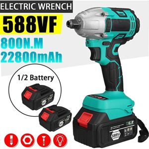 Makita – clé à chocs électrique sans fil, couple 588vf 22800Amh 520N.M, sans fil, outils électriques, 2 batteries Lithium-Ion pour batterie 18V - Publicité