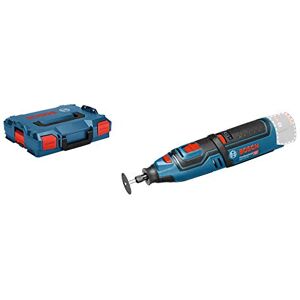 Bosch 06019C5002 Outil rotatif Sans Fil GRO 12V-35 (12 V, Régime à vide : 5.000 – 35.000 tr/min, L-BOXX, sans batterie) Bleu - Publicité