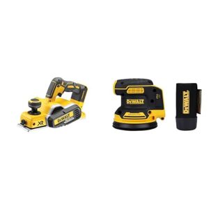 DeWalt Rabot Brushless XR 18V sans Batterie ni Chargeur DCP580N-XJ Coffret TSTAK & Ponceuse excentrique  DCW210N 125 mm (Machine nue) - Publicité