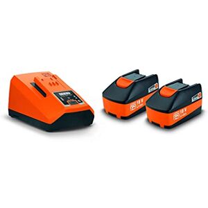 Fein Set de démarrage batteries HighPower avec 2 batteries lithium-ion avec chargeur rapide ALG 80 BC,courant de charge élevé de 8 A, Tension 18 V, Capacité 6 Ah - Publicité