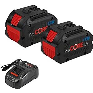 Bosch 18V System Set de batteries (2x batteries ProCORE18V 8.0Ah + chargeur rapide GAL 1880 CV) - Publicité