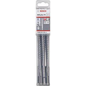 Bosch Professional 10 pièces Foret SDS plus-7X (pour le béton armé et la maçonnerie, 6 x 150 x 215 mm, accessoire pour marteau burineur) - Publicité