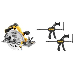 DeWalt circulaire XR 18V BL sans batterie ni chargeur 184mm compatible rail de guidage Jaune DCS572NT-XJ & Serre-joints pour Rails de Guidage DWS5021, DWS5022, DWS5023 DWS5026-XJ - Publicité