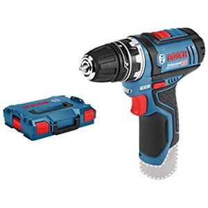 Bosch 12V System perceuse-visseuse sans-fil GSR 12V-15 FC (avec mandrin de perceuse GFA 12-B, sans batterie ni chargeur, dans L-BOXX) système FlexiClick Noir - Publicité