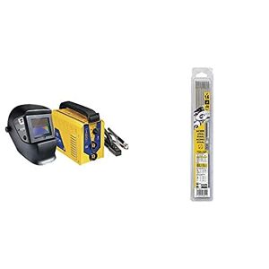 GYS MI 160P + LCD 11 Poste de soudure Inverter et Masque de soudage a cristaux liquides & ELECTRODES Rutiles Acier Ø 1, 6 E6013 ETUI de 50 CONSOMMABLE Soudure Arc/MMA toutes positions - Publicité