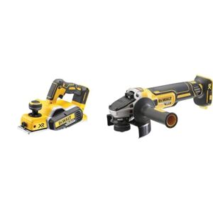 DeWalt Rabot Brushless XR 18V sans Batterie ni Chargeur DCP580N-XJ Coffret TSTAK & Meuleuse XR 18 V 125 mm Brushless  DCG405NT (machine nue) - Publicité