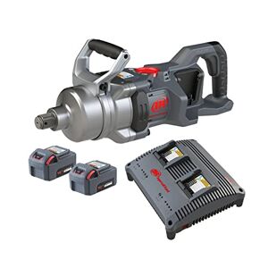 Ingersoll-Rand W9491-K2E-EU 1" 20V Cle a Choc Sans Fil avec Enclume Courte, Cle a Choc Electrique Puissante, Kit Clé à Choc avec 2 Batteries Li-Ion de 5,0 Ah et Chargeur Double - Publicité