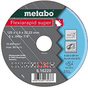 Metabo Flexiarapid super 115x1,0x22,23 Inox - Publicité