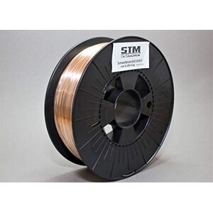 STM Schweißtechnik Fil de soudure à gaz de protection SG2 1,0 mm CO2 G3Si1 MIG/MAG 0,5-15 kg D100 D200 K300 (D200 5,0 kg) - Publicité