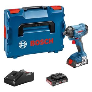 Bosch 18V System visseuse à chocs sans-fil GDR 18V-160 C (couple maxi : 160 Nm, vissages M6 M14, carré mâle 1/4", 2 batteries 2,0 Ah et chargeur, dans une L-BOXX) - Publicité