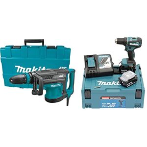 Makita HM 1213C Burineur SDS-Max 1510 W & Perceuse visseuse 18V LXT (2x5,0 Ah) en MAKPAC  DDF485RTJ - Publicité