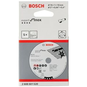 Bosch Accessories Disque à tronçonner expert for inox a 60 r inox bf; 76 mm; 1 mm; 10 mm, Blanc, 76 x 1 x 10 mm - Publicité