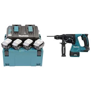 Makita 197626-8 Kit d'alimentation 5.0ah Noir & Perfo-burineur SDS-Plus 18 V Li-Ion 24 mm  machine nue DHR243Z - Publicité