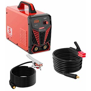 Stamos Welding Group Stamos Germany S-MMA 200Z Poste a souder inverter IGBT 200 A Facteur de marche 60% Câble de 8 m Poste a souder mma Poste a souder 100a - Publicité