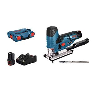 Bosch 12V System scie sabre sans-fil GST 12V-70 (capacité de coupe dans le bois : 70 mm, avec 2 lames, patin de glissement, pare-éclats, 2 batteries 3,0 Ah et chargeur, dans L-BOXX 136) - Publicité