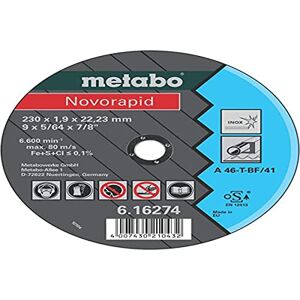 Metabo Novorapid 125x1,0x22,23 Inox - Publicité