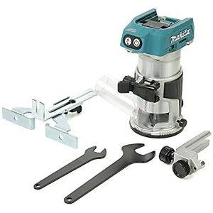 Makita Affleureuse sans fil 18V Li-Ion BL (Machine seule) avec accessoires  DRT50ZX4 - Publicité