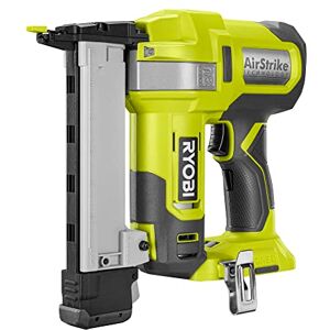 RYOBI Agrafeuse de Finition 18G à Air Comprimé 18V ONE+ Agrafes Dos 5,5-6,1mm, L. 10-38mm Livrée avec 500 Pointes, 2 Embouts de Protection, Crochet Ceinture (ni Batterie ni Chargeur) R18GS18-0 - Publicité