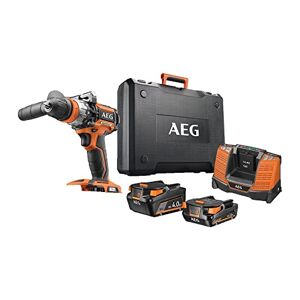 AEG Brushless Percussion Drill 1 x 2Ah, 1 x 40Ah Lithium+ Batteries and charger Case BSB18CBL-X02C - Publicité