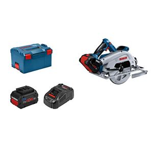 Bosch BITURBO Scie Circulaire sans-fil GKS 18V-68 C (avec 2 batteries ProCORE 5.5 Ah + Chargeur GAL 1880 CV, 1 Lame de Scie, Butée longitudinale, dans une L-BOXX 238) - Publicité