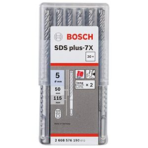 Foret Bosch Professional SDS plus-7X (pour le béton armé et la maçonnerie, 5 x 50 x 115 mm, accessoire pour marteau burineur) - Publicité