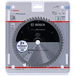 Bosch Professional 1x Lame de scie circulaire Expert (for Aluminium, 184 x 16 x 2 mm, 56 dents, accessoire de scie circulaire sans fil) - Publicité