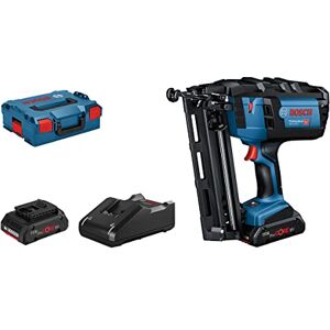 Bosch 18V System cloueur sans-fil GNH 18V-64 (de clous maxi 1.6 mm, longueur de clous 64 mm, 2 batteries ProCORE18V 4.0Ah, chargeur GAL 18V-40, dans L-BOXX 136) - Publicité