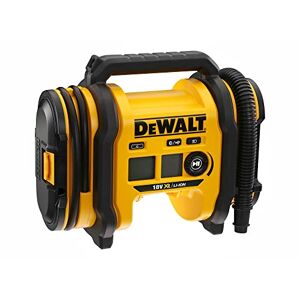 DeWalt Gonfleur XR 18V DCC018N-XJ Gonfleur sans Fil avec LED 3 Sources d'Alimentations : Batteries XR 18V, Chargeur Voiture 12V ou Secteur Pression Max 11 Bar Jauge Digitale - Publicité