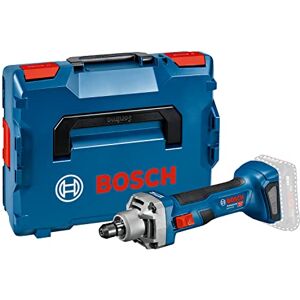 Bosch 18V System meuleuse droite sans-fil GGS 18V-20 (sans batterie ni chargeur, avec 2 clés plates de 19 mm, dans boîte carton) Bleu - Publicité