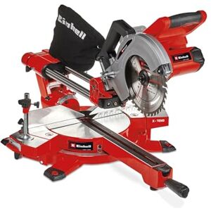 Einhell Scie à onglet radiale sans fil TE-SM 36/210 Li-Solo Power X-Change (lithium-ion, système de glissière, laser de visée indiquant la ligne de coupe, sans batterie ni chargeur) - Publicité