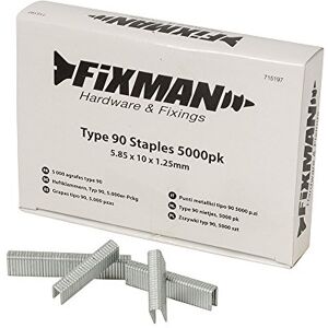 FIXMAN 715197 5 000 agrafes type 90 5,85 x 10 x 1,25 mm - Publicité