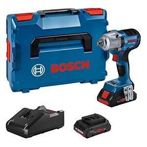 Bosch boulonneuse sans-fil GDS 18V-450 HC (couple de serrage 450 Nm, couple de desserrage 800 Nm, 2 batteries ProCORE 4.0Ah, chargeur, module Bluetooth Low Energy GCY 42, L-BOXX) - Publicité