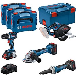 KIT 4 Outils Bosch GSR/GWS/GKM/GGS1 4.0Ah + 2 x ProCore 18V 5.5Ah-0615990N3A - Publicité